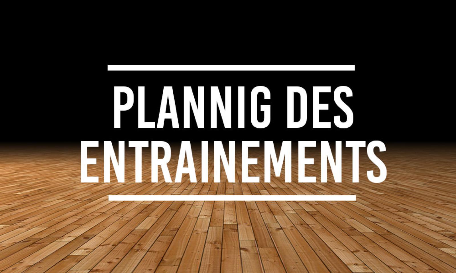 Planning entrainements 2023/24